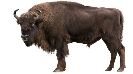 European bison standing profile view © Andrei