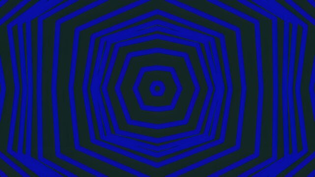 3D Polyhedral Structure Abstract Motion Loop