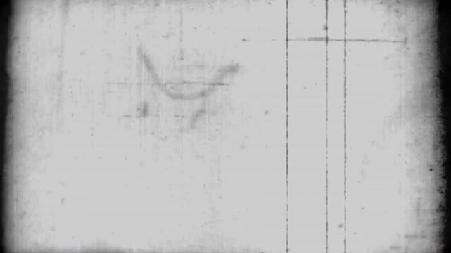Vintage Film Reel Overlay With Dust And Scratches Effect.