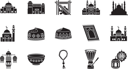 Black and white of historic buildings and architectural architecture domes towers © DS STORE
