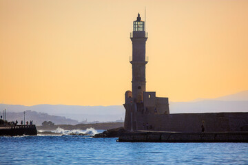 Chania Latarnia Morska - Kreta © Wojciech Lisiński