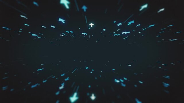 Abstract Bursting Arrows Business Technology Background
Abstract speed arrows bursting for business success and data technology backgrounds