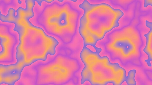 Futuristic Quantum Wave Sunset Liquid Digital Art Motion Loop