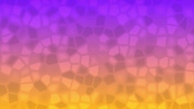 Purple and orange abstract mosaic background with voronoi geometric pattern and soft gradient texture. suitable for web design backgrounds, presentations, product mockups, and social media graphics