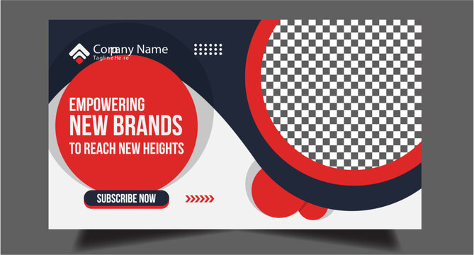 video cover template thumbnail template design for  videos video thumbnail