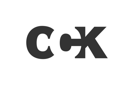 CCK logo design. Initial letter C C K bold font style for tech startups, consulting, corporate branding. Creative company name, headlines typography identity, trendy logotype.