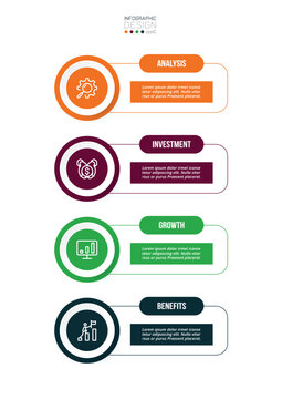 Infographic template business concept with workflow.