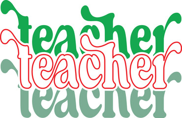 Fototapeta premium Teacher Svg Design