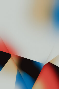 Abstract geometric background with soft blurred colorful shapes