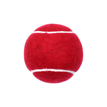 Red Tennis Ball Sports Equipment Isolated On Transparent Background PNG