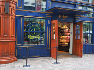 Obraz premium TOKYO, JAPAN - July 4, 2026: Front of the Harry Potter Shop Akasaka.