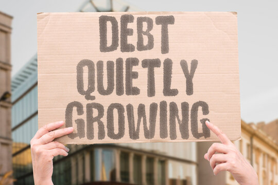 "Debt quietly growing" Shortcuts compound into future problems. DEBT.GROWTH.CODE.MAINTENANCE.RISK.