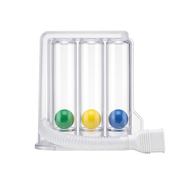 Incentive Spirometer Medical Device Isolated