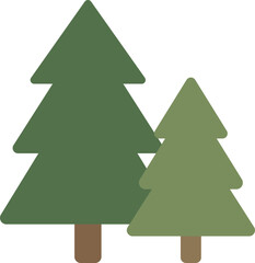 Obraz premium tree vector illustration icon