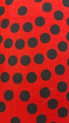 red fabric texture © mufa