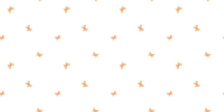 Watercolour meadow flowers seamless repeat pattern for textile, fabric, and wallpaper. Tiny red florals and leaves on white background.