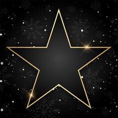 Decorative Christmas background with star design © Ansar Musa