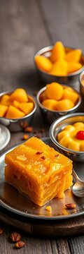 Tempting telugu sweets with creamy gajar ka halwa, halwa, Indian