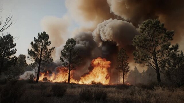Nature Forest Fire Global Warming