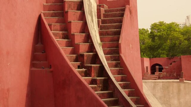 new angles of delhi's popular astromical monument "jantar mantar".