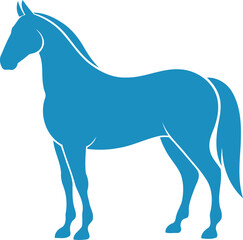 Obraz premium Horse silhouette