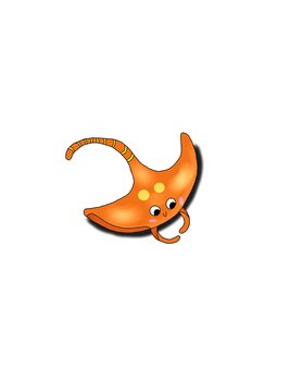 Ikan pari illustration