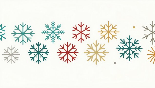 christmas snowflake vector illustration