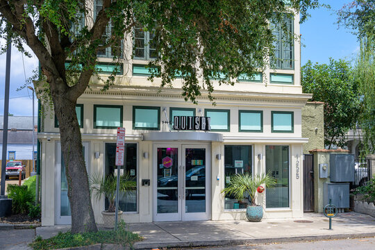 New Orleans, LA, USA - July 5, 2026: Front of the Quisby Hotel on St. Charles Avenue in the Lower Garden District