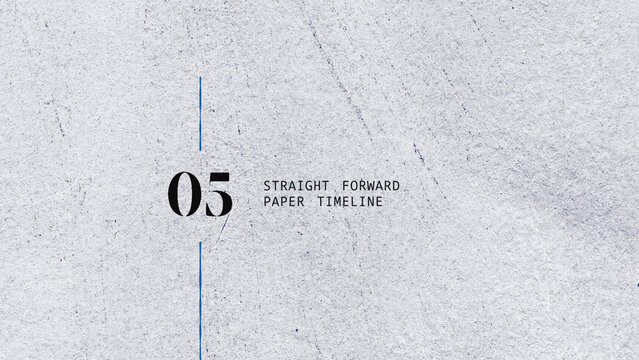 Straight Forward Paper Timeline