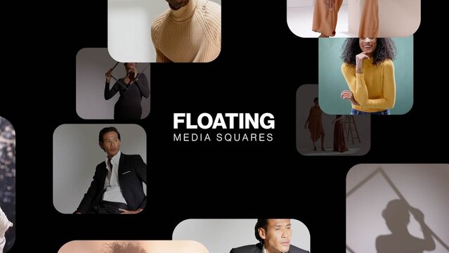 Floating Media Squares
