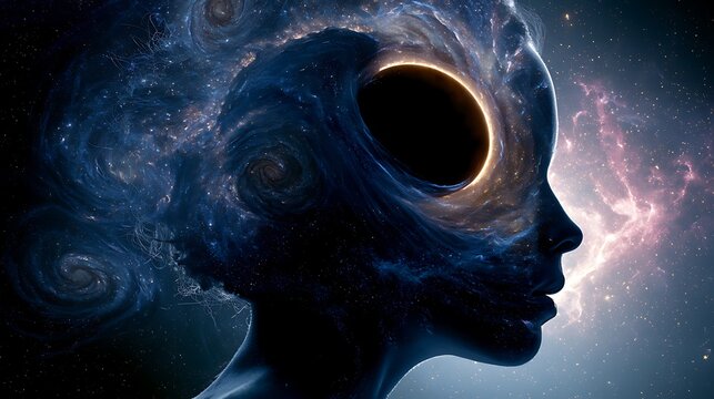 Prompt: The ultimate absolute masterclass fine-art double exposure masterwork celebrating the final integration of the human spirit with the multi-dimensional cosmic odyssey. A grand, majestic 