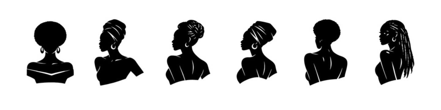 African Women Silhouettes Collection