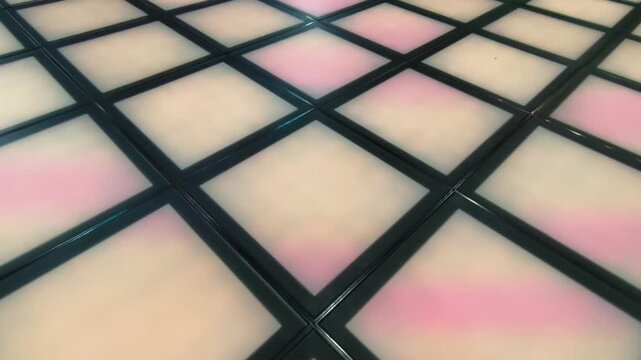 Interactive LED floor lights featuring vibrant illuminated panels that respond to movement, creating an immersive atmosphere for game rooms, dance venues, entertainment centers, and modern interactive