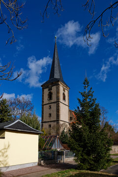 Th&uuml;ringen - Erfurt-Gispersleben - Kirche St. Kilian