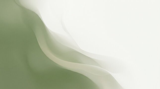 Fondo de presentaci&oacute;n moderno, degradado fluido org&aacute;nico de verde musgo a blanco limpio
