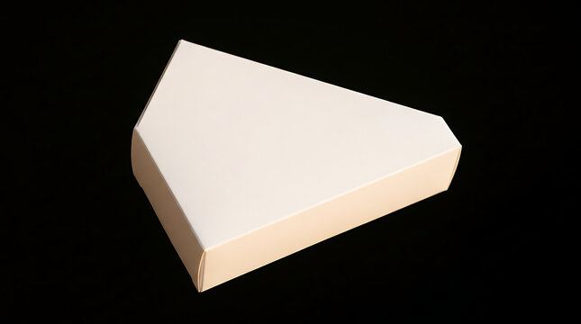 Blank Beige Cardboard Packaging Box For Small Item Displayed On A Dark Background Ready For Branding Or Customization