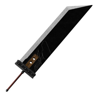 Large Fantasy Broadsword Steel Blade
