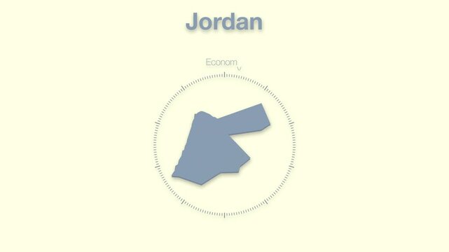 Jordan MAP revealing minimalistic animated data analytics for presentations, videos, corporate, documentery 