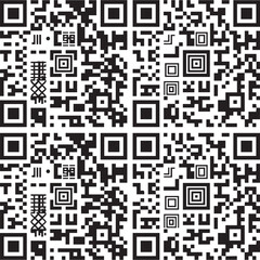 Fototapeta premium Set of multiple QR codes for various digital applications and marketing campaigns