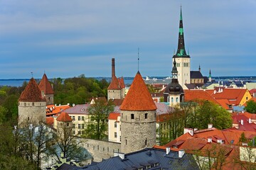 Obraz premium A stroll through Tallinn, Estonia, the Baltic States, Europe, 15 May 2026