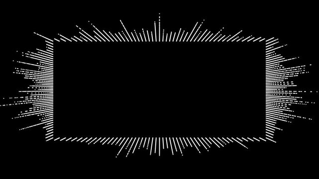 Minimal Music Hud Equalizer Banner Background
Black and white minimal abstract background with hud sound digital player waveform banner