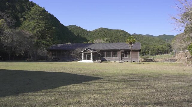 布計小学校跡の風景（伊佐市大口）
