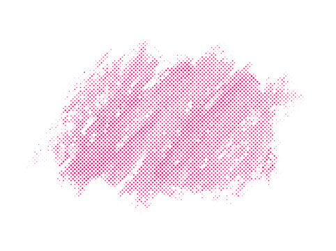 grain halftone hot pink smudged ink scribble texture vector abstract grunge graphic brush background dirty element distressed isolated