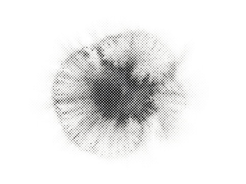 halftone dot white black watercolor stain ink splash abstract vector liquid fluid background graphic texture design element isolated