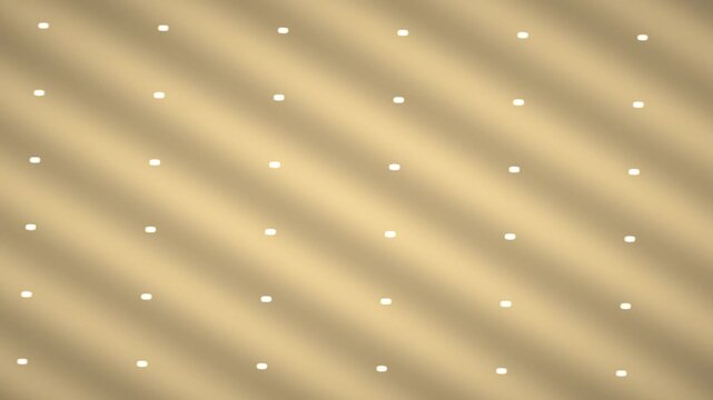 Soft Beige Satin Sheen with White Diamond Dot Lattice &ndash; Elegant Champagne Neutral Background, Luxury Minimal Wedding & Beauty Texture Loop