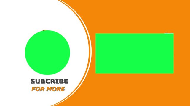 Subscribe Button Animation | Video End Screen Call to Action Motion Graphics Overlay