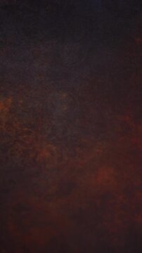 Vertical Close Up Shot of Dark Brown Rust Textured Damask Fabric