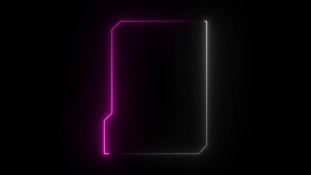 Hud Frame Digital Technology Sci-fi Frame Interface. HUD template. Frame HUD element. Futuristic viewfinder of future. interface data display screen. Artificial intelligent.technology sci fi frame hud