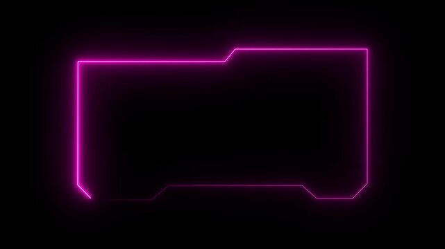 Hud Frame Digital Technology Sci-fi Frame Interface. HUD template. Frame HUD element. Futuristic viewfinder of future. interface data display screen. Artificial intelligent.technology sci fi frame hud
