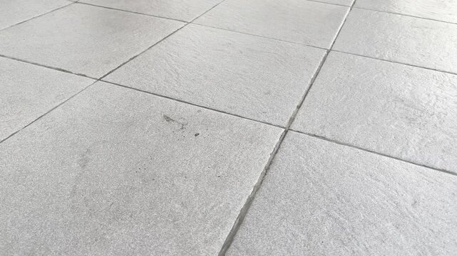 Minimalist square concrete pavement tile texture background